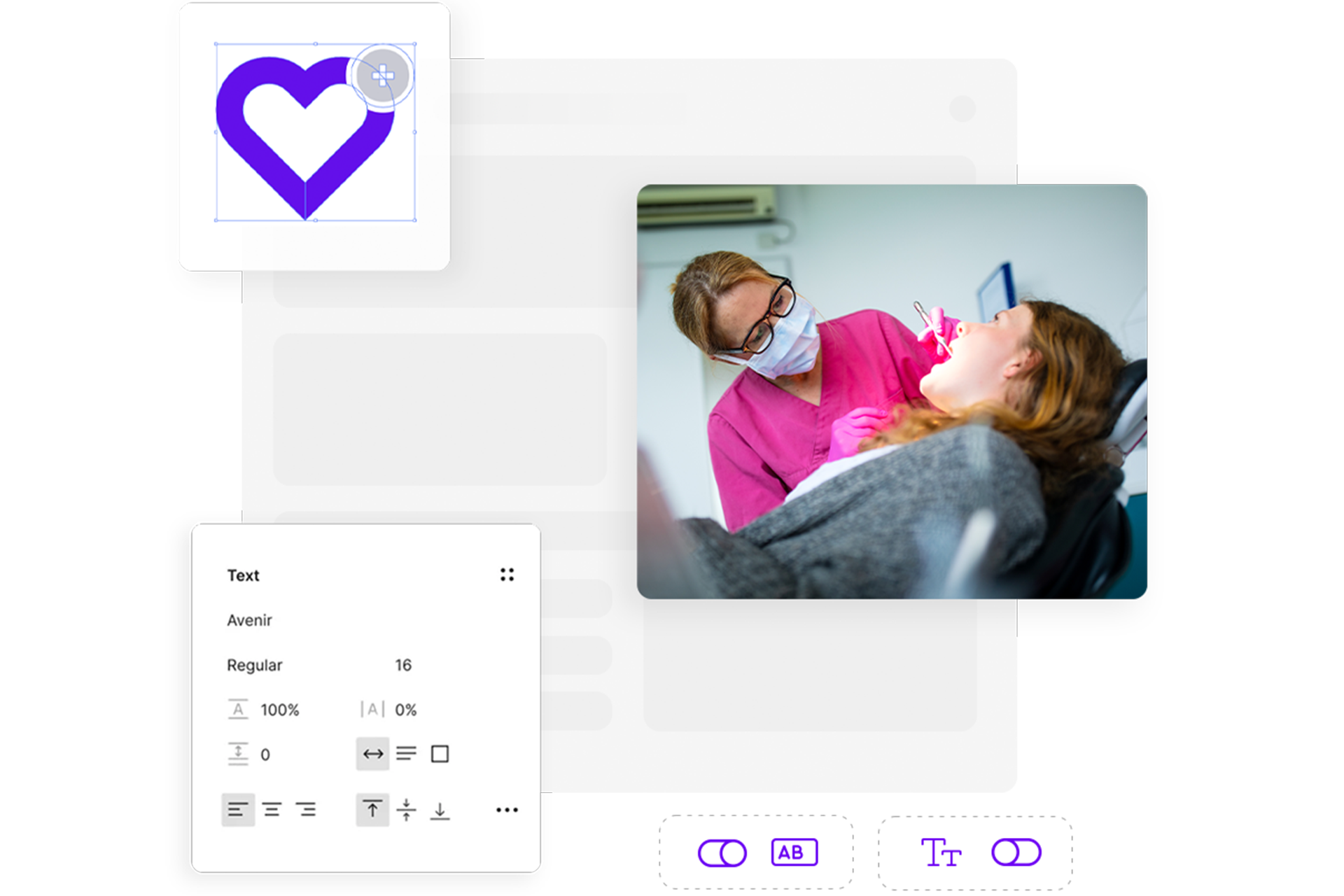 Illustration of a person on a sofa with a laptop